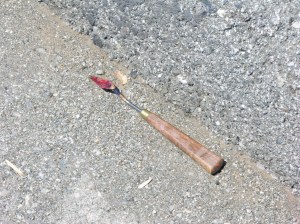 A painter' palette knife