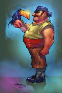 © Ben Faubion - Pirate vs Bird