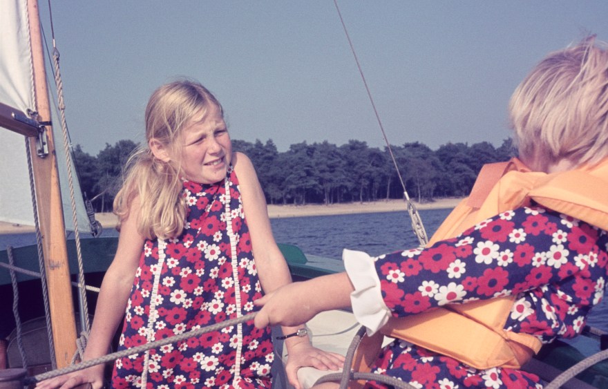 1970 vak fr mina en hannah in boot